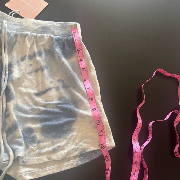 Kittenish To Dye For Blue Shorts Set-NWWT - Picture 8 of 8